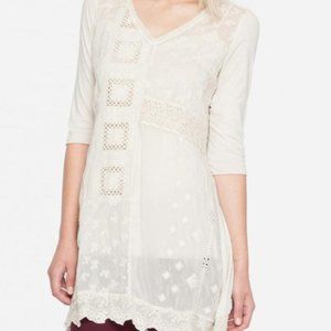 Jonny Was ivory tunic